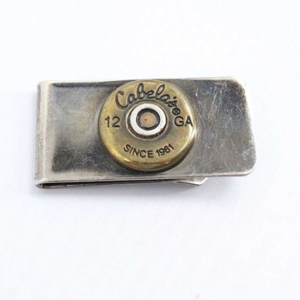 Cabelas Metal 12 Guage Shot Shell Money Clip